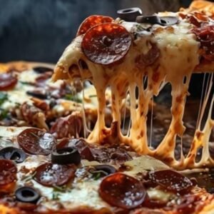 Beef Pepperoni Pizza